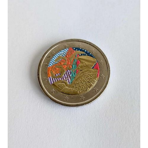 Chypre 2022 - 2 Euros Commemorative - Erasmus - Couleur - Farbe- Colorisee - Couleurs - Colored - Color