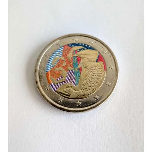 Espagne 2022 - 2 Euros Commemorative - Erasmus - Couleur - Farbe- Colorisee - Couleurs - Colored - Color