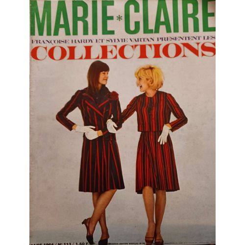 Marie-Claire N° 113 1964 Sylvie Vartan Et Françoise Hardy Présentent Les Collections/ Chaplin /Juliette Greco