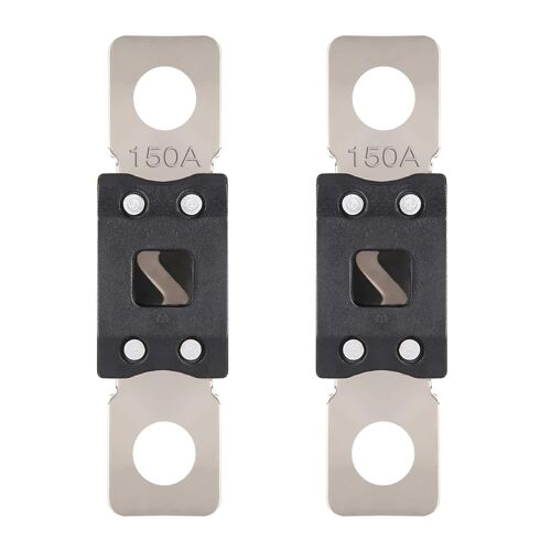 Mega Fusible 150a Mega Fusible Voiture 150 Ampères Visser Fusibles Pour Auto À Courant Élévé Pour Caravanes Camion Bus (2 Pièces)