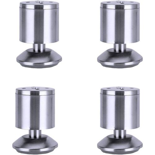 Furniture Legs Adjustable Heavy Duty Stainless Steel Furniture Legs For Sofa Kitchen Table Breakfast Bar Table Stand 50x80mm 4 Pack