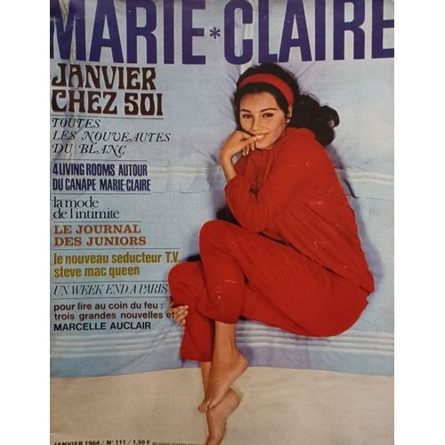 Marie Claire 111 1964 Steve Mac Queen/Brassens/Les Surfs/Bardot/Deneuve