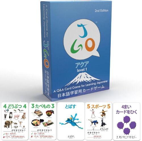 Jgo: Un Jeu De Société Pour Apprendre Le Japonais. Jeu Educatif: 54 Cartes A Jouer Niveau Japonais Debutant Pour Enrichir Son Vocabulaire Japonais Quotidien En S'amusant