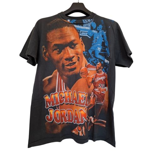 T-Shirt Délavé Style Vintage Imprime Michael Jordan - Farewell To 23
