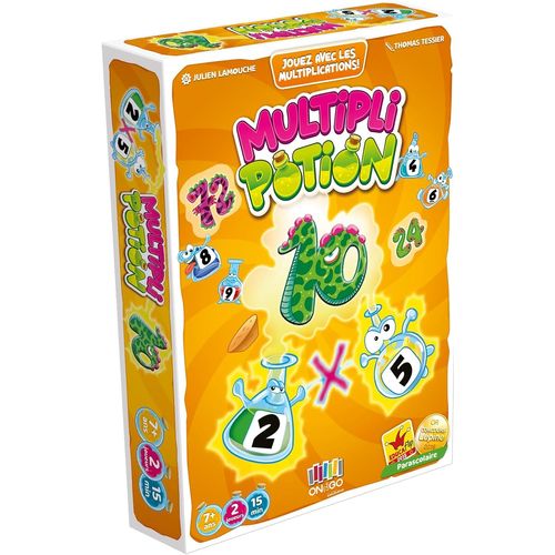 Multipli Potion Nouvelle Editon - On The Go Editions Jeu Enfants - Jeu Apprentissage Multiplications - Calcul - 7 Ans Et Plus - Apprendre En S'amusant - Mathématiques