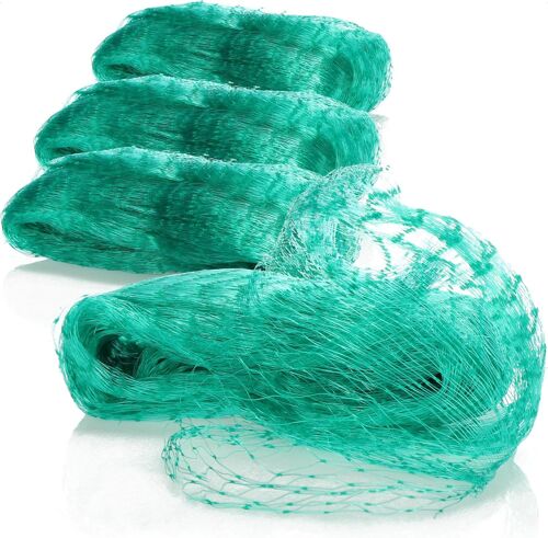 Filet de Protection 4X pour Le Jardin - Housse de Protection pour Plates-Bandes, arbustes, Arbres fruitiers - très Fin Contre Les Oiseaux - 2 x 5 m chacun (04 pièces - Maille Extra Fine)