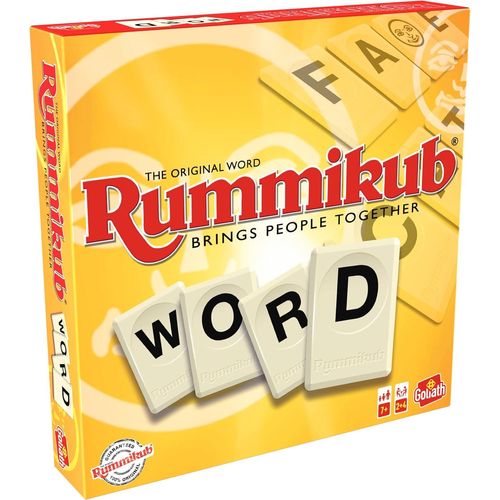 Rummikub Word - Version Multilingue Espagnole Et Néerlandaise - Jeu De Société Avec Des Lettres - A Partir De 7 Ans - 2 À 4 Joueurs