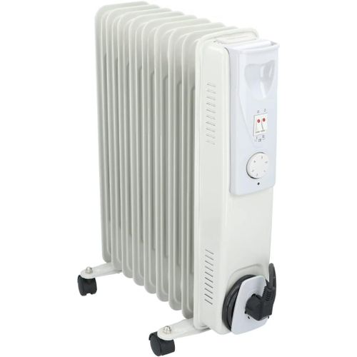 Radiateur À Huile Pour Chauffage, Blanc[Z487]