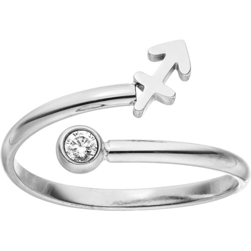 Bague Signe Du Zodiaque - Bague Pour Femme En Acier Inoxydable Durable - Bague Réglable De Taille 50 À 60 - Bijou Fantaisie Pour Votre Look Individuel