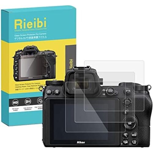 Lot de 3 films de protection d'écran anti-rayures pour appareil photo numérique Nikon Z5 Z6 Z7 Z9/Z6 II Z7 II ZF 0,33 mm Dureté 9H