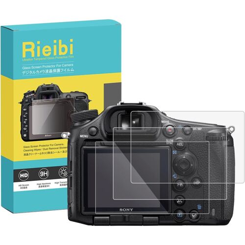 MEVRONISSHOP-3 Packs) Protecteur d'écran pour Sony Alpha A9II A99II A77 A9 II A99 Mark II Appareil Photo Numérique, 0.33mm Dureté 9H Film de Verre Trempé Anti-Empreintes