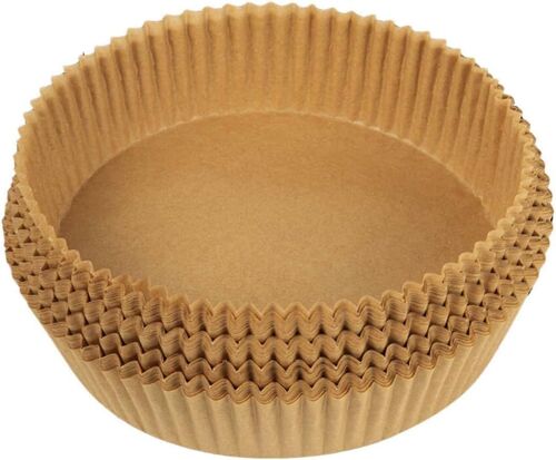 Kalanka-Foodies - Papier De Cuisson Pour Friteuse - Sans Bpa - 100 Pièces - Moules En Papier Pour Friteuse 16cm Avec Panier 3-4,5l - Non Blanchi