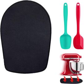Tapis Coulissant Pour Batteur Sur Socle Kitchenaid Et 2 Spatules En Silicone Pour La Cuisson - Tapis Coulissant Compatible Avec Le Batteur Sur Socle À Tête Basculante 5-6 Qt[Z797]