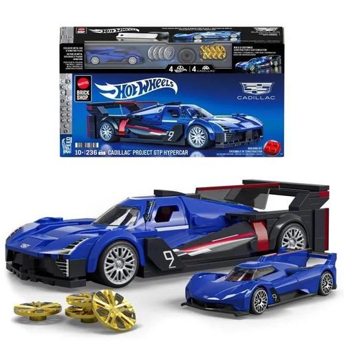 Hot Wheels - Coffret de Construction Cadillac Project GTP Hypercar - Mattel Brick Shop - JFR89