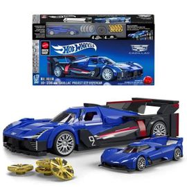 Hot Wheels - Coffret de Construction Cadillac Project GTP Hypercar - Mattel Brick Shop - JFR89