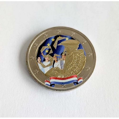 Pays Bas 2022 - 2 Euros - Erasmus - Couleur - Farbe- Colorisee - Couleurs - Colored - Color