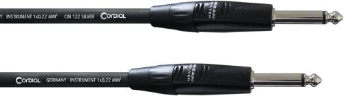 Câble guitare jack 1,5 m CÂBLES INSTRUMENT Essentials Jacks droits