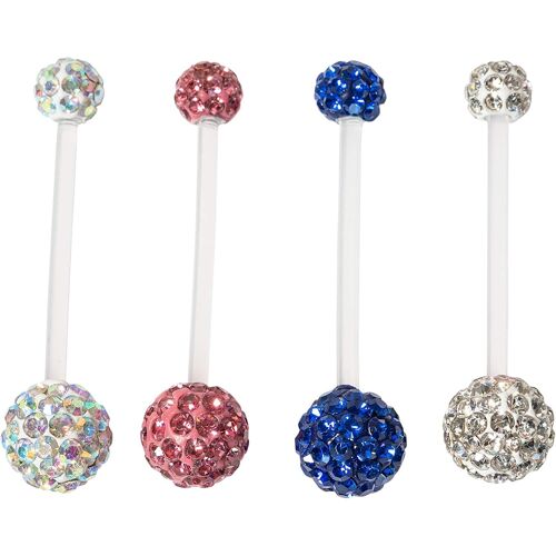 Piercing Nombril Grossesse Grossesse Grossesse Bioflex/Plastique Flexible Pfte Bijoux Barres/Anneaux