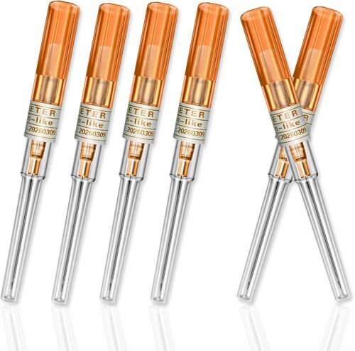 Aiguille De Piercing 6pcs Aiguilles De Percing De Cathéter 14 Gauge Iv Aiguilles Creuses Pour Piercing De Mamelon De Nombril Outil De Kit De Perçage De Corps Jetable