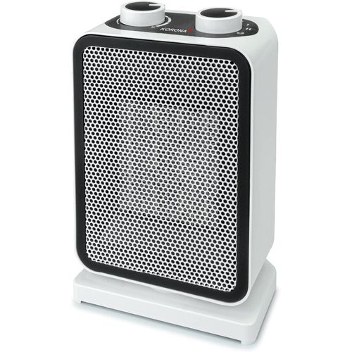 60001 Radiateur soufflant électrique |Technologie de chauffage céramique | Sécurité anti-renversement | Protection contre la surchauffe | Idéal pour chauffer rapidement de petites pièces