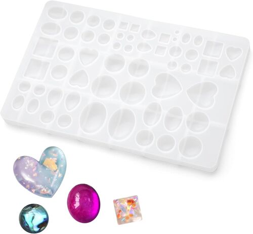 Moule En Silicone Bla- Rond - Résine Époxy - Pendentif En Silicone - Moule En Résine Époxy - Moule En Silicone Pour Pendentif, Collier, Bijoux, Accessoires De Bricolage