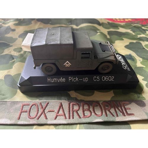 Vehicule Humvee Pick-Up Armee Americaine 1/43eme De La Marque Solido En Vitrine-Solido