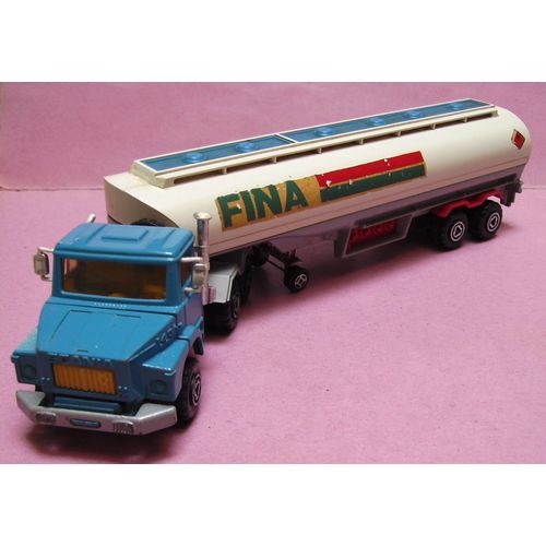 Camion Semi-Remorque Citerne Scania " Fina " - Majorette Série 3000 - Ech 1/60-Majorette
