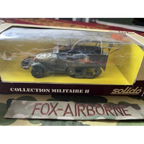 Half Track Us M3 Version Depanneuse 1 /45 Eme De La Marque Solido En Boite Tbe