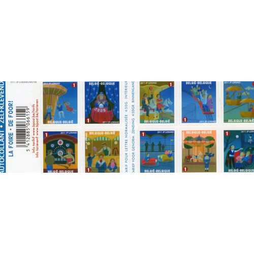 Belgique Timbres La Foire 2011