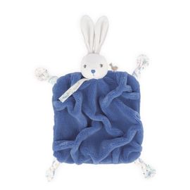Doudou lapin Kaloo bleu océan plume peluche bébé jouet naissance cuddle soft toy blue bunny baby