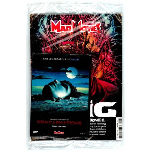 Mad Movies N° 396 _ Septembre 2025 _ Stephen King / Jean-Pierre Putters / Lucile Hadzihalilovic / A Toute Épreuve : John Woo / Walter Murch + Dvd "Réincarnations", Film De Gary Sherman (1981)