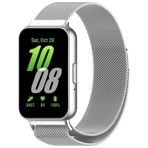 Bracelet En Maille D'acier Milanaise Pour Samsung Galaxy Fit 3 - Argent