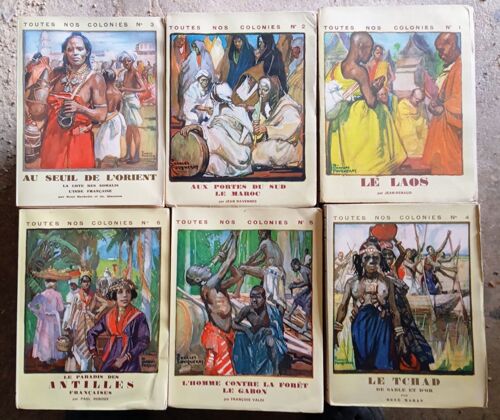 Toutes Nos Colonies N°1 À 8 : Complet En 8 Volumes. Editions Alexis Redier Originaux De 1930 Numérotés. Illustrés De Photos.