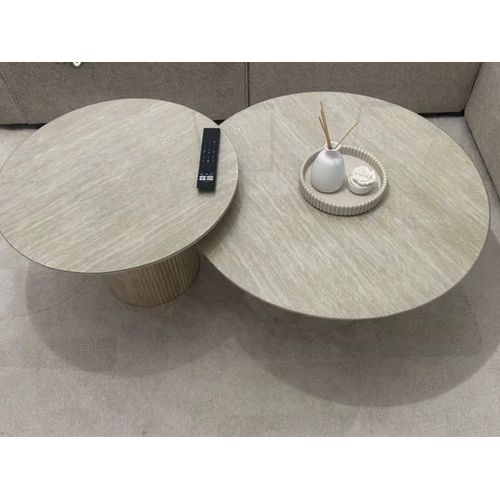 Tables Basses Gigognes Style Travertin 
