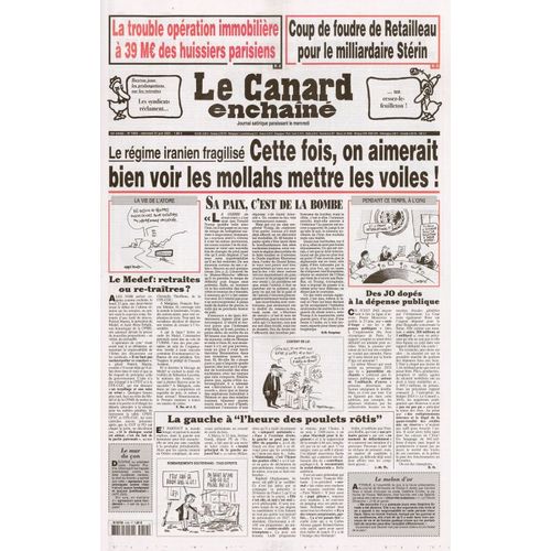 Le Canard Enchainé N° 5459