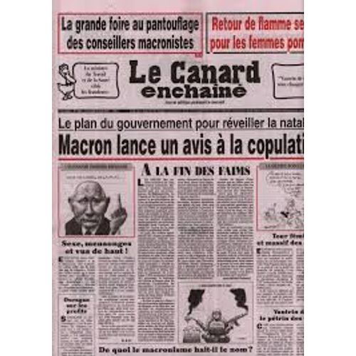 Le Canard Enchainé N° 5465