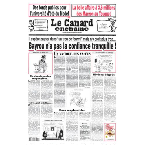 Le Canard Enchainé N° 5469