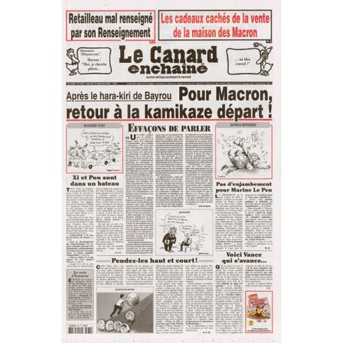 Le Canard Enchainé N° 5470
