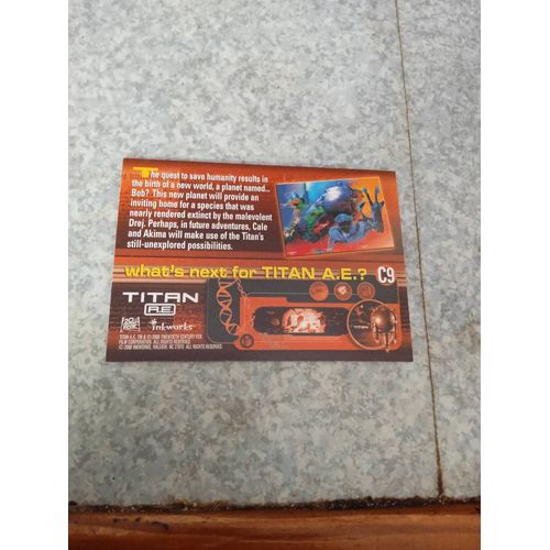 Cartes Spécial De Titan C 9 Inkworks