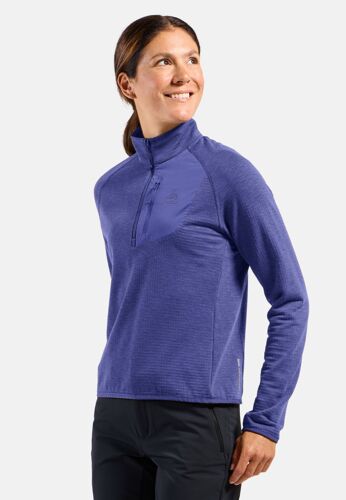Odlo Pull Semi-Zippé Ascent Pour Femme, M,