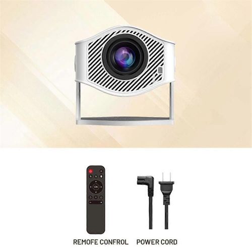 Projecteur PRO 4K Android 11, Wi-Fi 6, 200 ANSI, BT 5.0, 1280 x 720p, Home Cinéma et Extérieur, prise AU