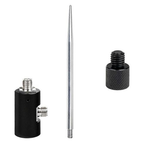 Base d'antenne à ondes courtes portable en aluminium pour véhicule avec interface M-femelle pour installation en extérieur