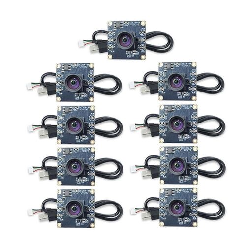 Module de caméra 9 pièces 100 degrés 1MP OV9732 1280x720 USB pilote gratuit mise au point manuelle avec câble de 3 mètres f