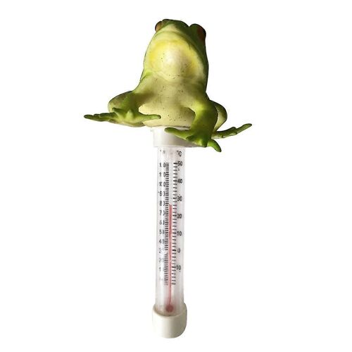Thermomètre de piscine flottant en forme de grenouille, testeur de température d'eau pour spa, bassin, piscines intérieures