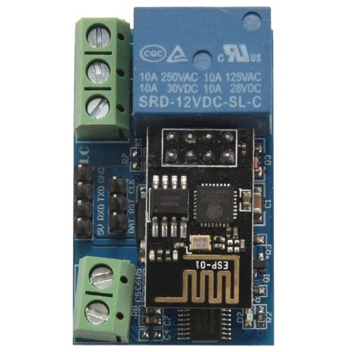 Module de relais temporisé ESP8266 WiFi 5 V 1 canal, télécommande IoT pour maison connectée, application mobile Android