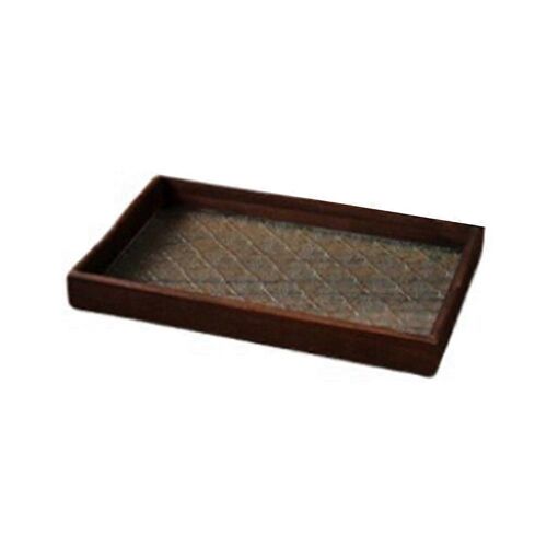 Porte-Gobelets Et Mugs Multifonctions En Verre, Plateau De Rangement De Bureau, Plateaux À Fruits Et Collations Pour Bureau, Salle De Bain