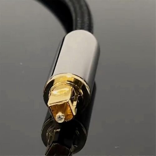 Répartiteur de câble à fibre optique 2 en 1 Convertisseur Toslink pour HDTV DVD TV numérique Amplificateur de barre de son, port plaqué or