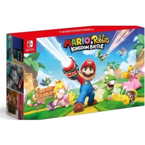 Console Switch + Mario Et Les Lapins Cretins Switch