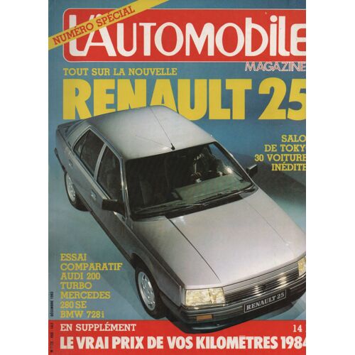 Automobile Magazine (L') N° 450 Du 01/12/1983