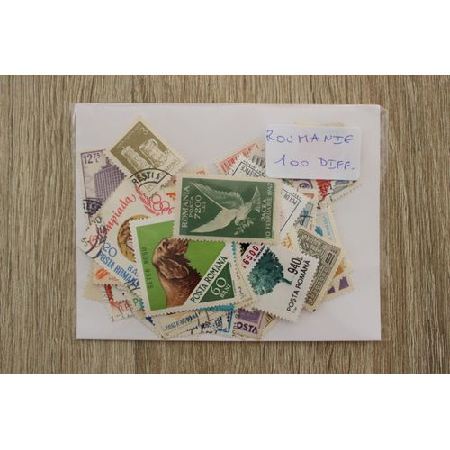 Roumanie 100 Timbres Différents